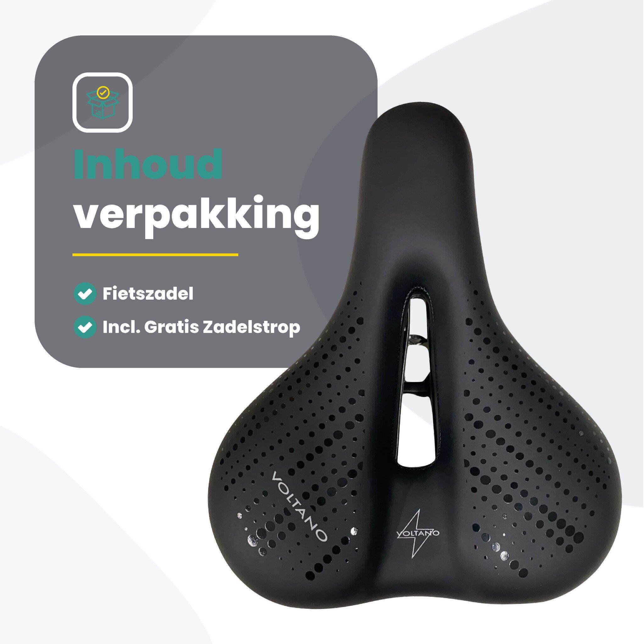 Voltano Dames Fietszadel - Zwart 4/7
