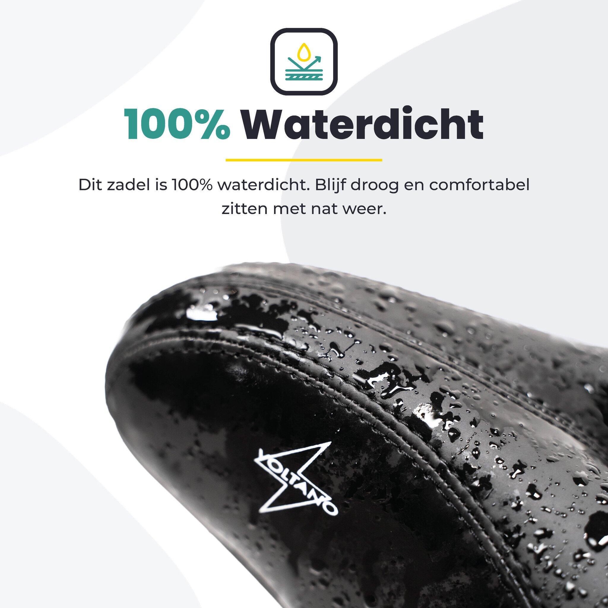 Voltano City XXXL Fietszadel Met Uitsparing 6/7