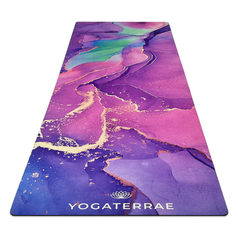 Tapis yoga Antidérapant SAMADHI Voyage Microfibre-Caoutchouc naturel + Sac