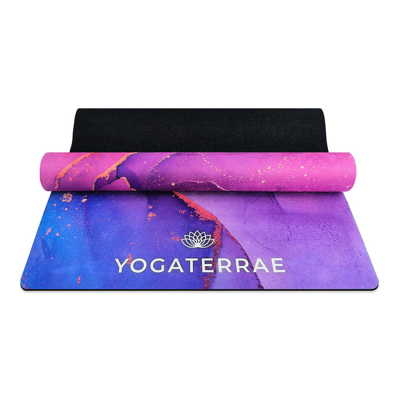 Antislip yogamat SAMADHI Comfort Microvezel-Natuurlijk rubber