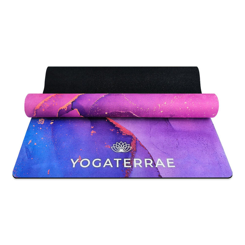 Esterilla yoga antideslizante SAMADHI microfibra y caucho natural línea Confort
