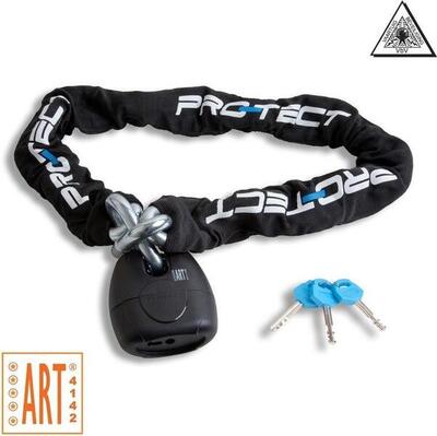 Pro-tect art 5 kettingslot met hangslot - diamond - 120cm