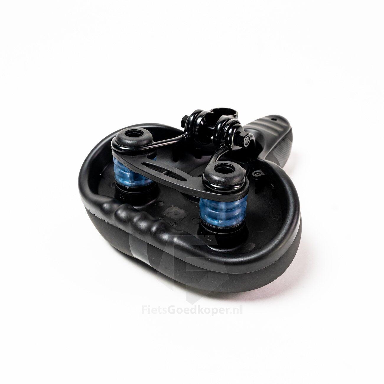 Voltano Pro Gel Fietszadel - Met Uitsparing - Zwart - Unisex 6/7