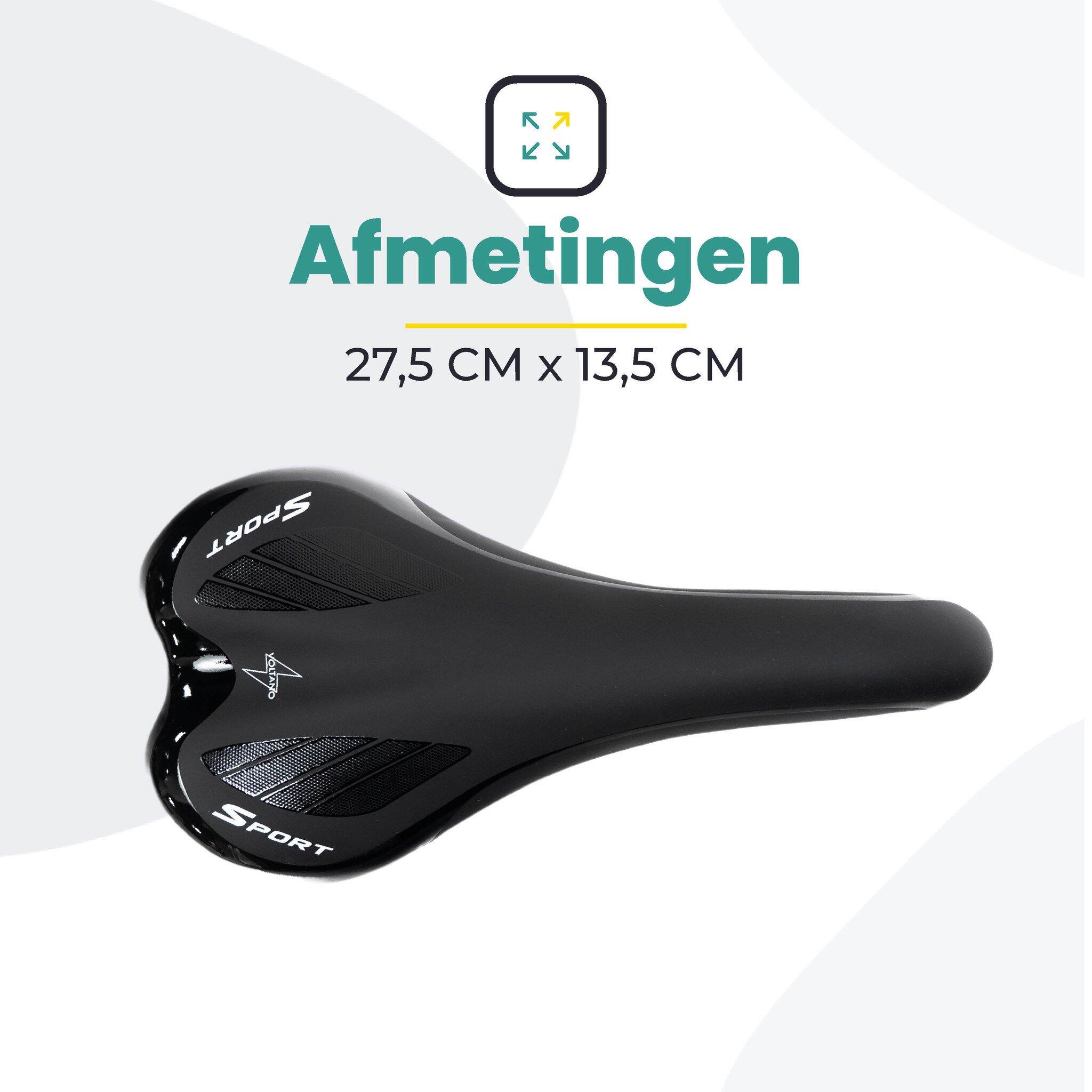 Voltano Race / MTB Fietszadel – Unisex – Zwart 5/7
