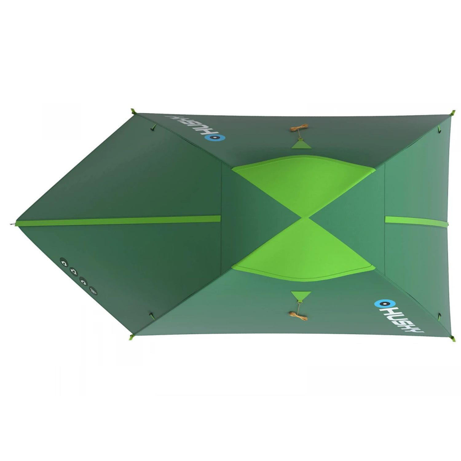Tente Husky Bizam 2 Plus: 2 places, double-toile 185T PU3000, sol 190T PU5000 6/7