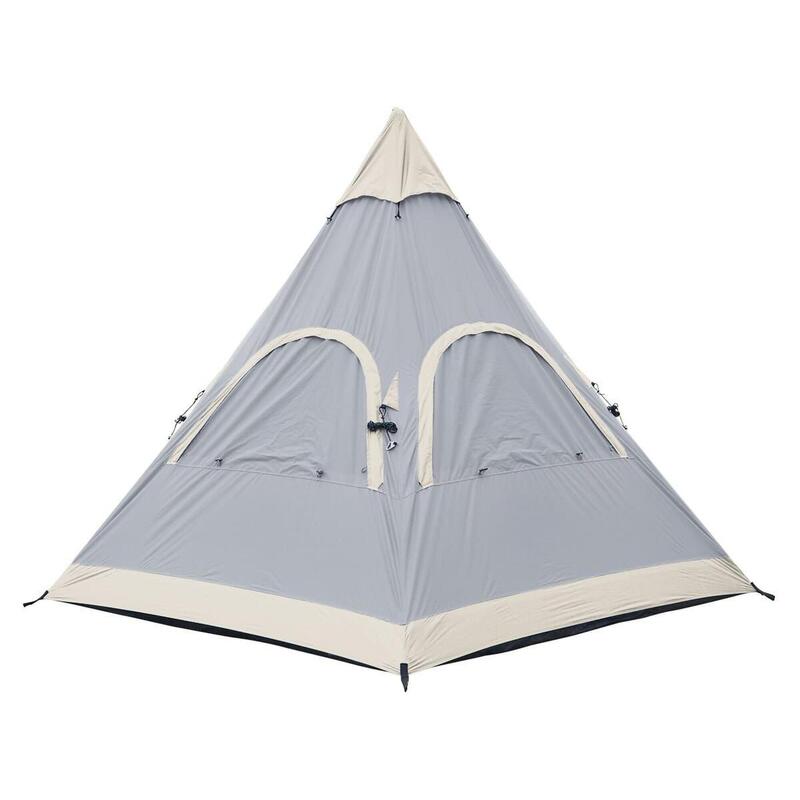 Tent Tipi Lavvu 460 Protect - 6 Pers - 460x400 cm - Hoogte 2.95 m - Genaaide vlo