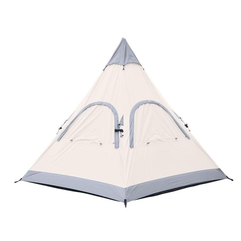 Tente Tipi Lavvu 335 Protect - 4 Pers - 335x290 cm - Hauteur 2 m - Sol Cousu