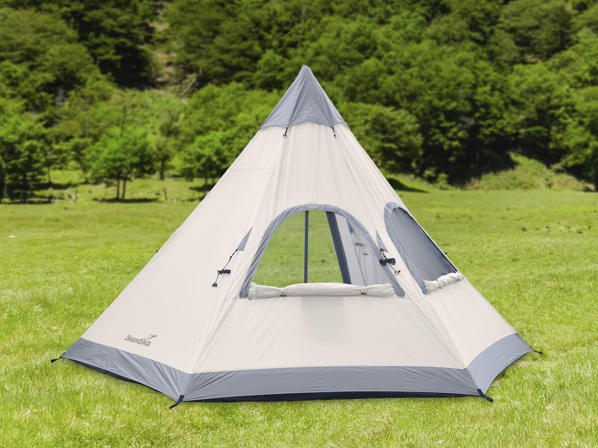 Zelt - Tipi Lavvu 460 Protect - Indianerzelt für 6 Personen - 3 m Stehhöhe 3/7