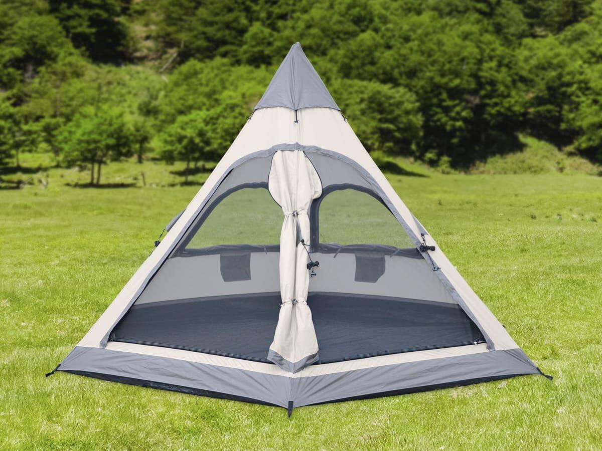 Zelt - Tipi Lavvu 460 Protect - Indianerzelt für 6 Personen - 3 m Stehhöhe 4/7