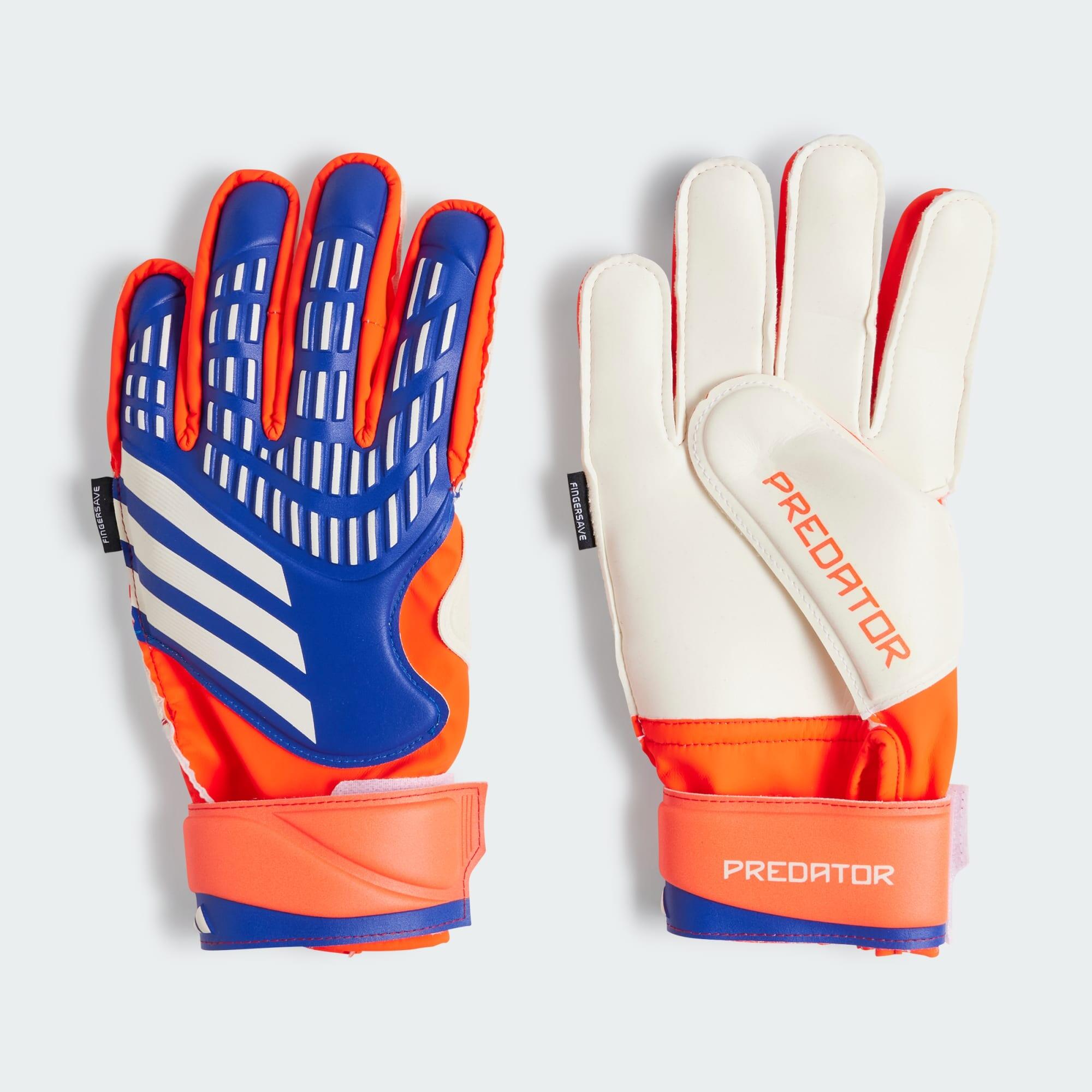 Predator Match Fingersave Goalkeeper Gloves Kids ADIDAS Decathlon