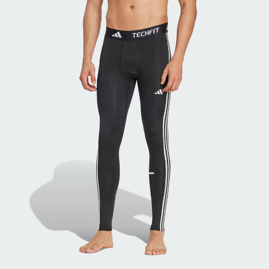 Leggings lunghi da allenamento TECHFIT Compression 3-Stripes