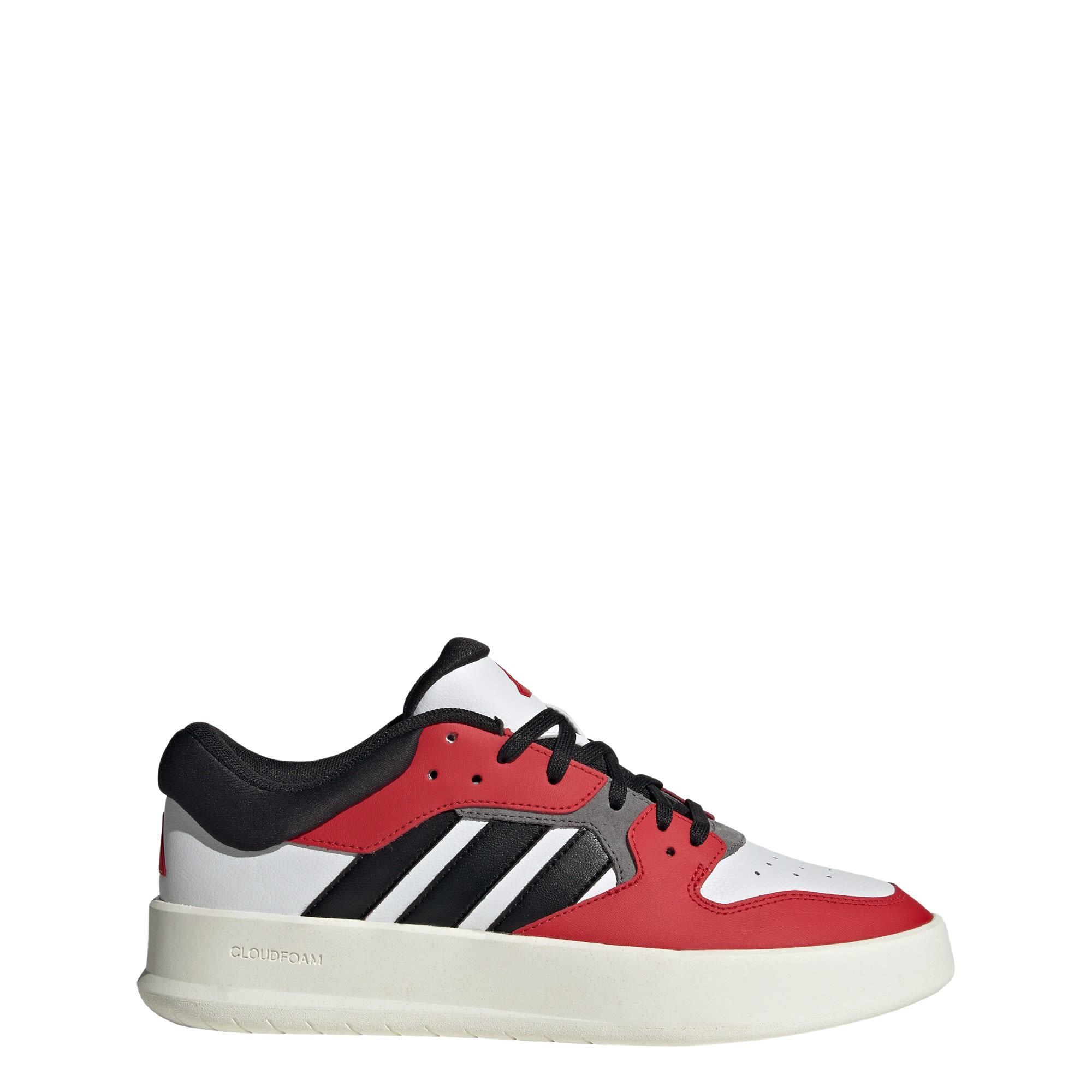 Adidas - Chaussure Court 24 - Baskets - Blanc|noir|rouge - 42,5 - Decathlon