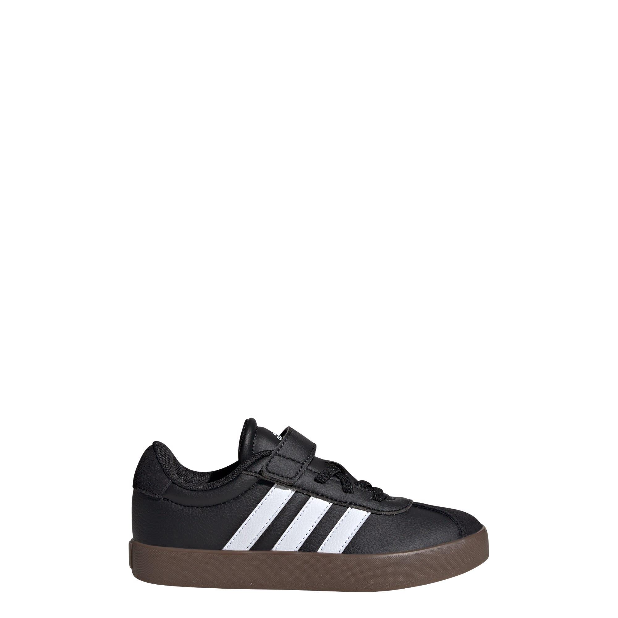 Adidas - Chaussure De Skateboard Vl Court 3.0 Enfants - Chaussures De Sport - Blanc|noir - 32 - Decathlon