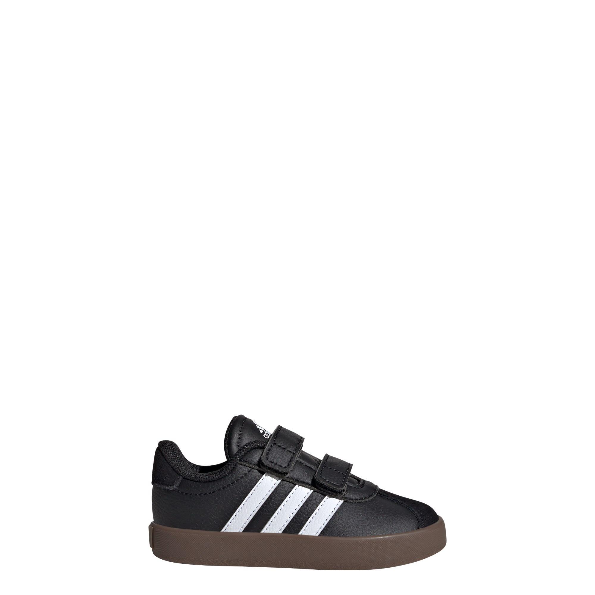 Adidas - Chaussure De Skateboard Vl Court 3.0 Enfants - Chaussures De Sport - Blanc|noir - 27 - Decathlon