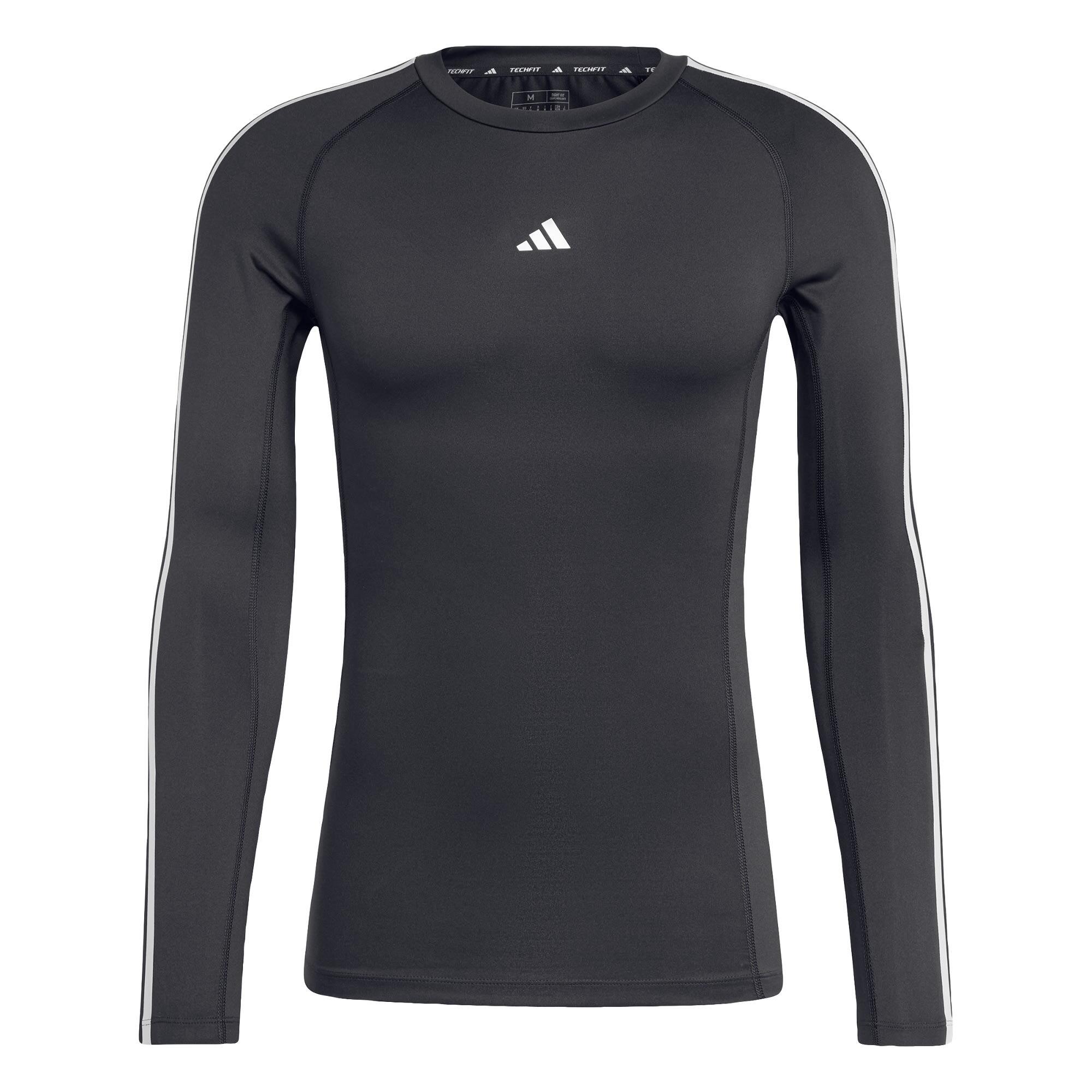 Maglietta da allenamento a maniche lunghe TECHFIT 3-Stripe Compression