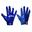  Pro Receiver American Football Handschuhe, RE,DB,RB, Blau FRG-03