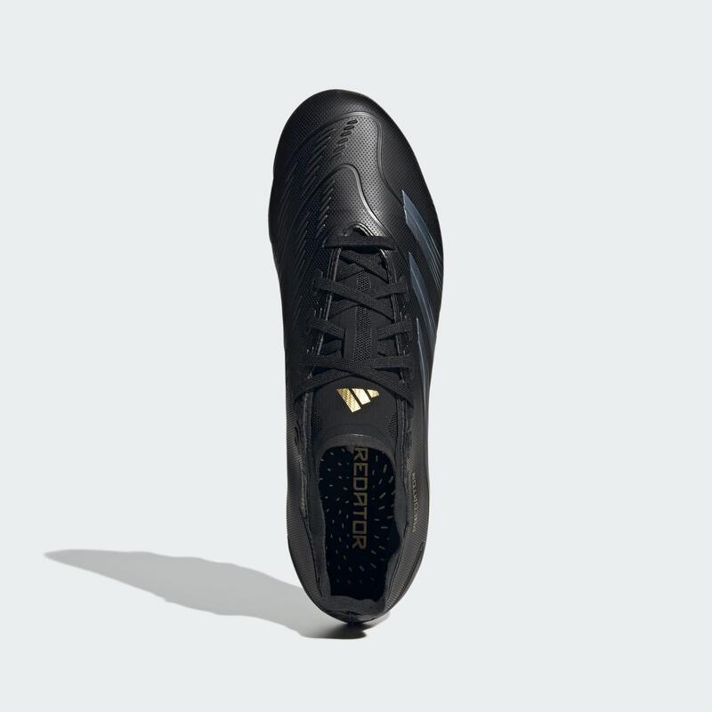 Pantofi cu crampoane adidas Predator League fotbal negru piele