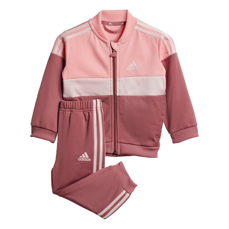 Tiberio 3-Streifen Colorblock Shiny Kids Trainingsanzug