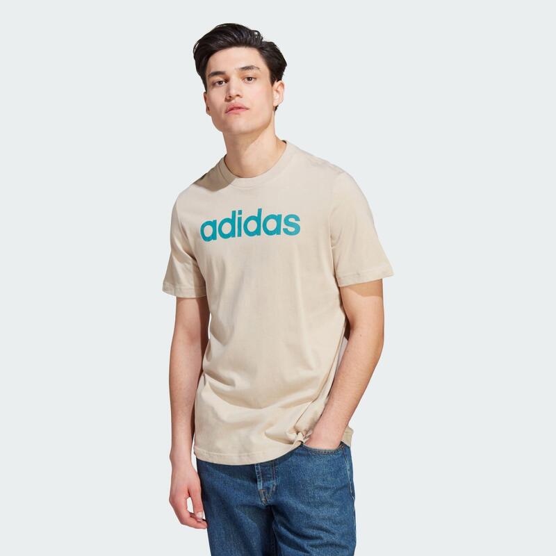 Essentials Single Jersey Linear Embroidered Logo Tee