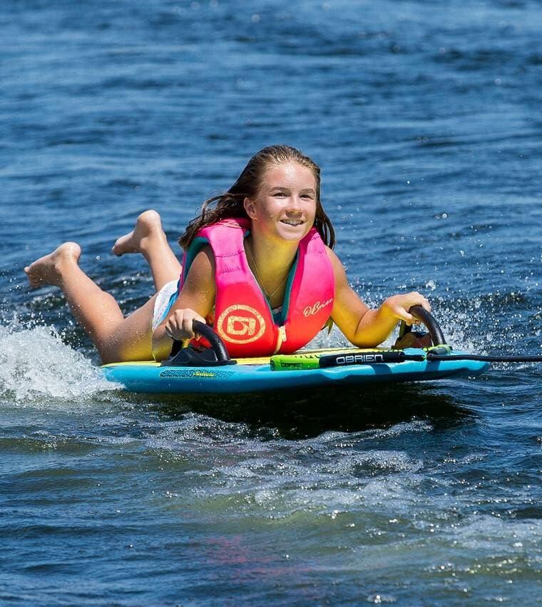 NEOPREN Pink Kinder Schwimmweste 50N Jetski Boot Wasserski Funtube Schwimmen 3/3