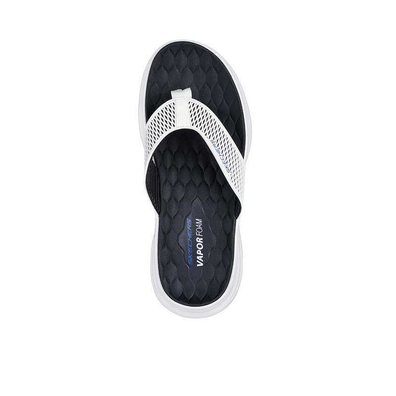 Chanclas de Dedo Hombre Skechers 232894_WBK Blancas