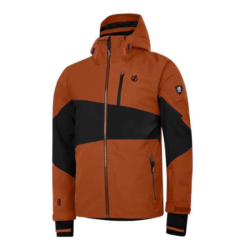 Heren Supernova Soft Shell Jas (Gebrande baksteen/zwart)