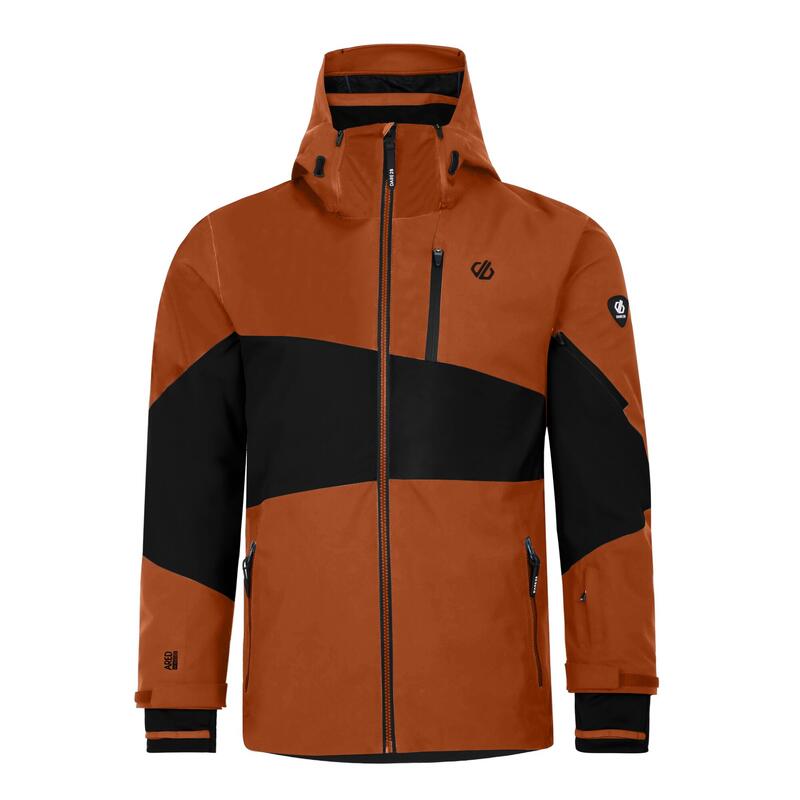 Heren Supernova Soft Shell Jas (Gebrande baksteen/zwart)