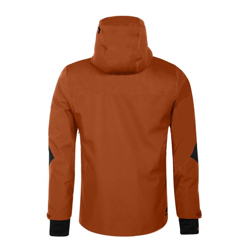 Heren Supernova Soft Shell Jas (Gebrande baksteen/zwart)