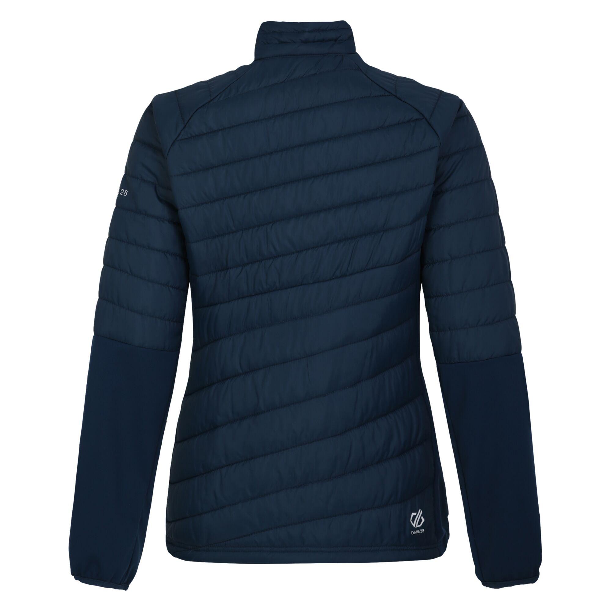 Womens/Ladies Lexan Hybrid Jacket (Moonlight Denim/Mint Green) 2/4