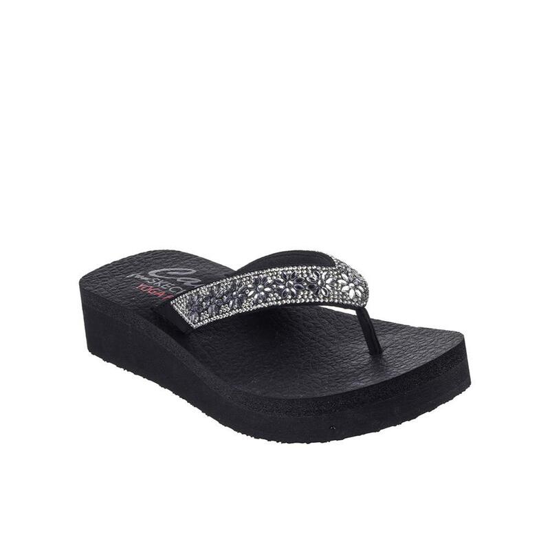 Chanclas de Dedo Mujer Skechers  119638_BLK Negras