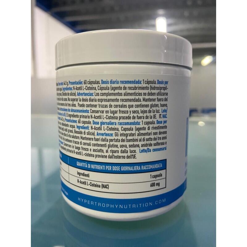 NAC 600mg | N-Acetilcisteína | 60 Cápsulas 4/5