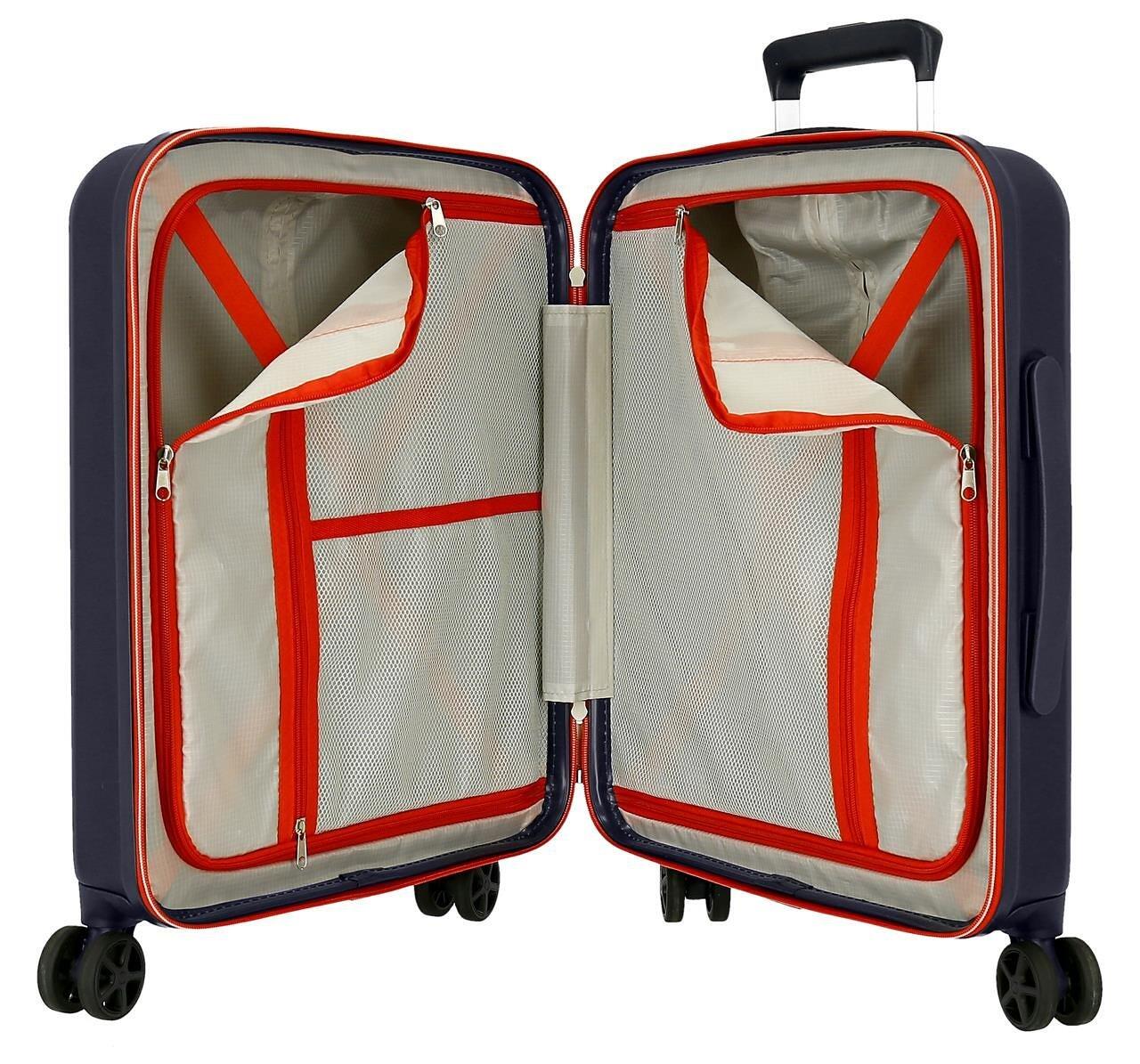 Maleta de cabina ABS rígida Unisex Reebok Roxbury 55cm 38L Azul marino 4/5