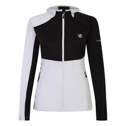 Haut De Sport Motif/style À Capuche CONVEY Femme (Blanc / Noir)