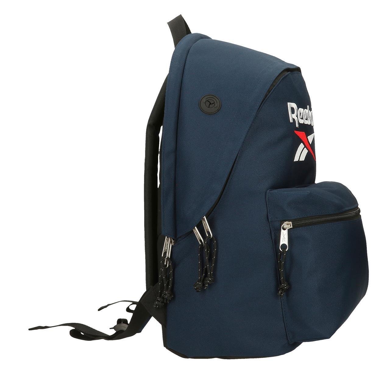 Mochila para laptop Unisex Reebok Boston 44cm Azul marinho 4/5