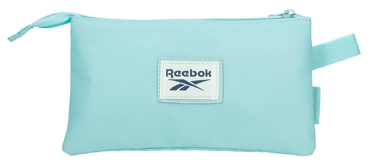 Estuche tres compartimentos Reebok Ann 12cm Turquesa 2/5