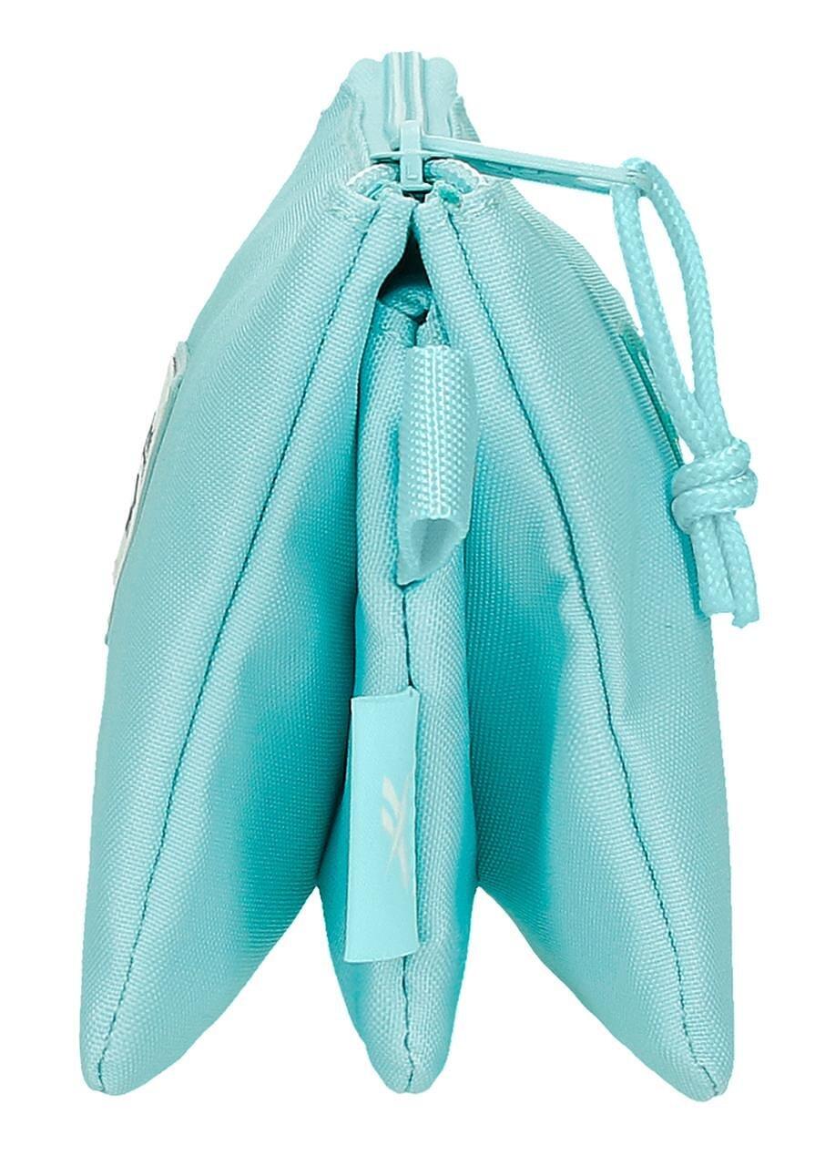 Estuche tres compartimentos Reebok Ann 12cm Turquesa 4/5