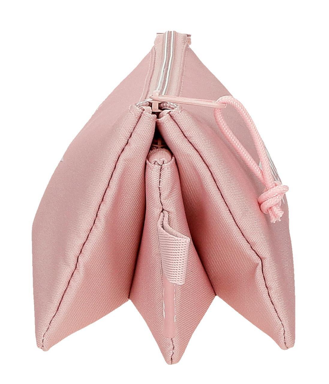 Estuche tres compartimentos Reebok Glen 12cm Rosa 4/5