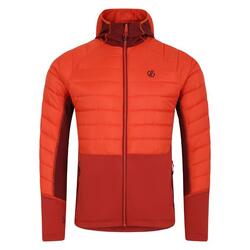 Veste Hybride DESCENDING Homme (Cannelle / Rouge Toscan)