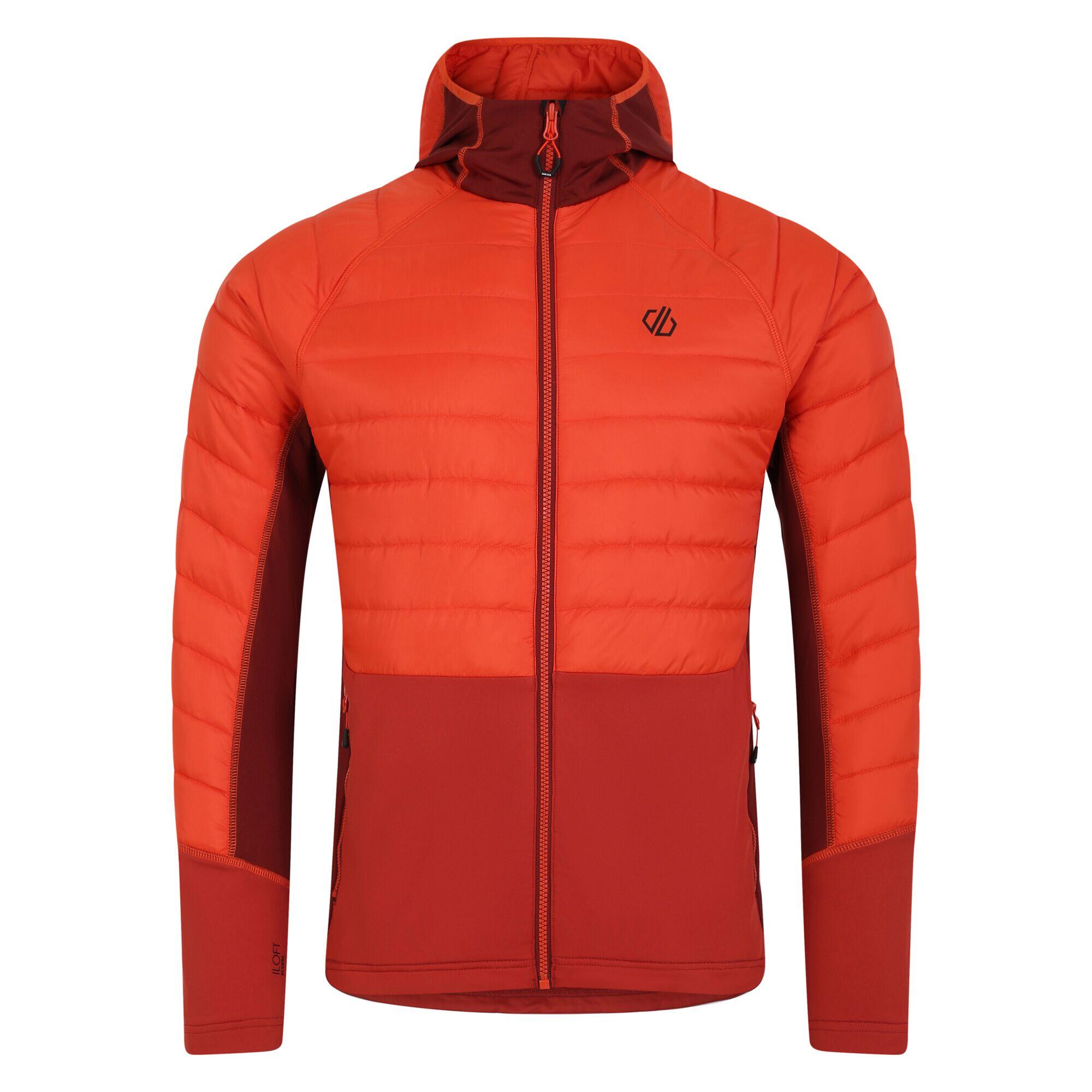 Dare 2b - Veste Hybride Descending Homme (cannelle / Rouge Toscan) - Doudoune Duvet - Beige|rouge - 40 M - Decathlon