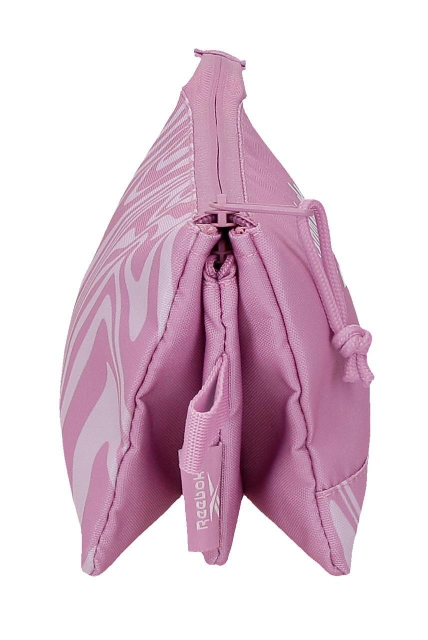 Estuche tres compartimentos Reebok Festival 12cm Rosa 4/5