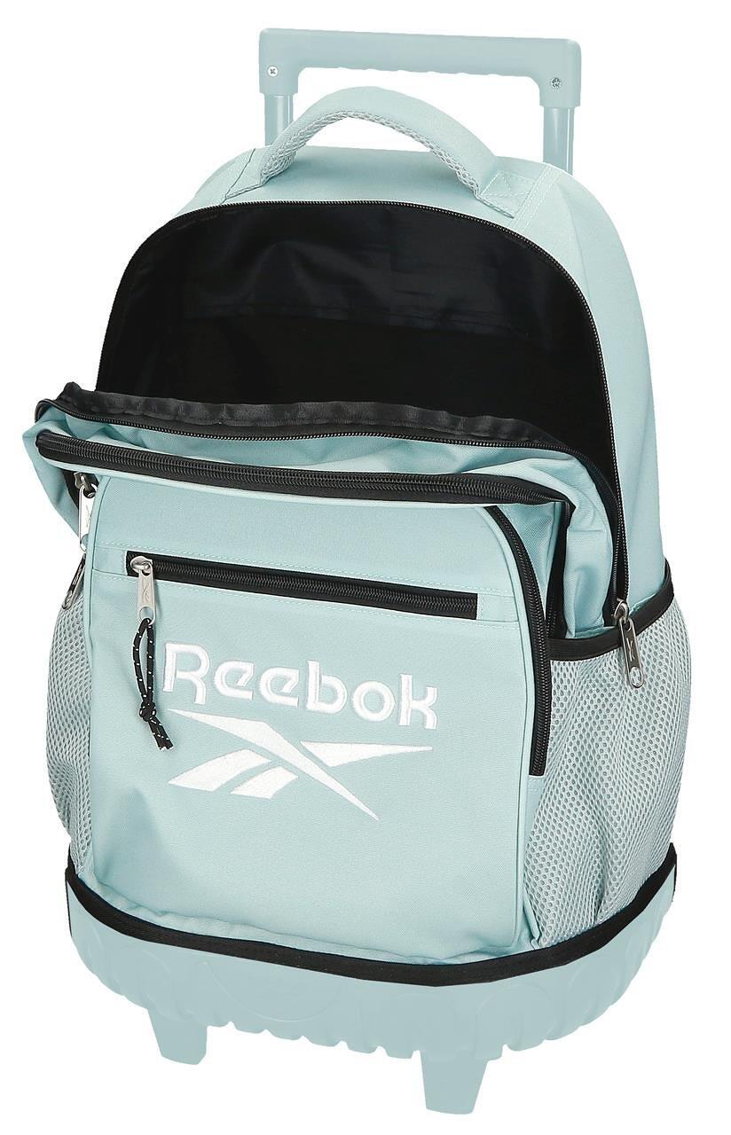 Mochila com rodas Menina Reebok Boston 43cm Turquesa 3/5