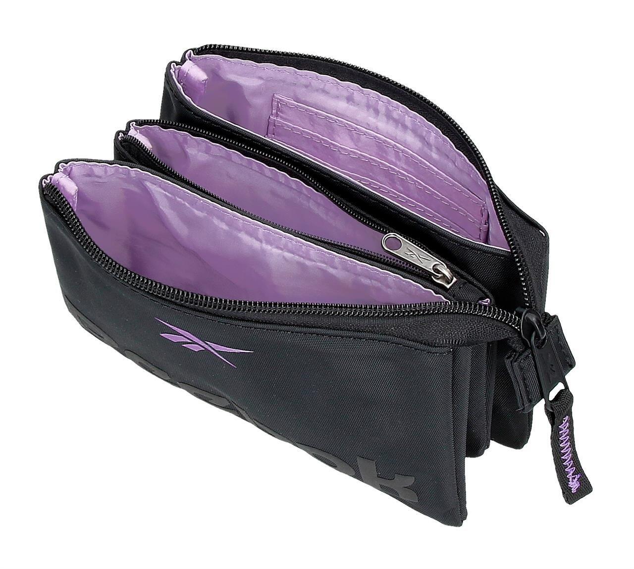 Monedero tres compartimentos Mujer Reebok Linden Negro 3/5