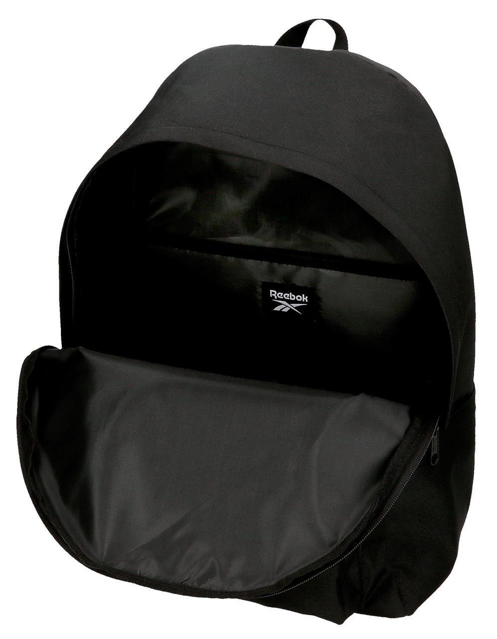Sac à dos scolaire pour ordinateur adaptable Unisexe Reebok Boston 44cm Noir 4/5
