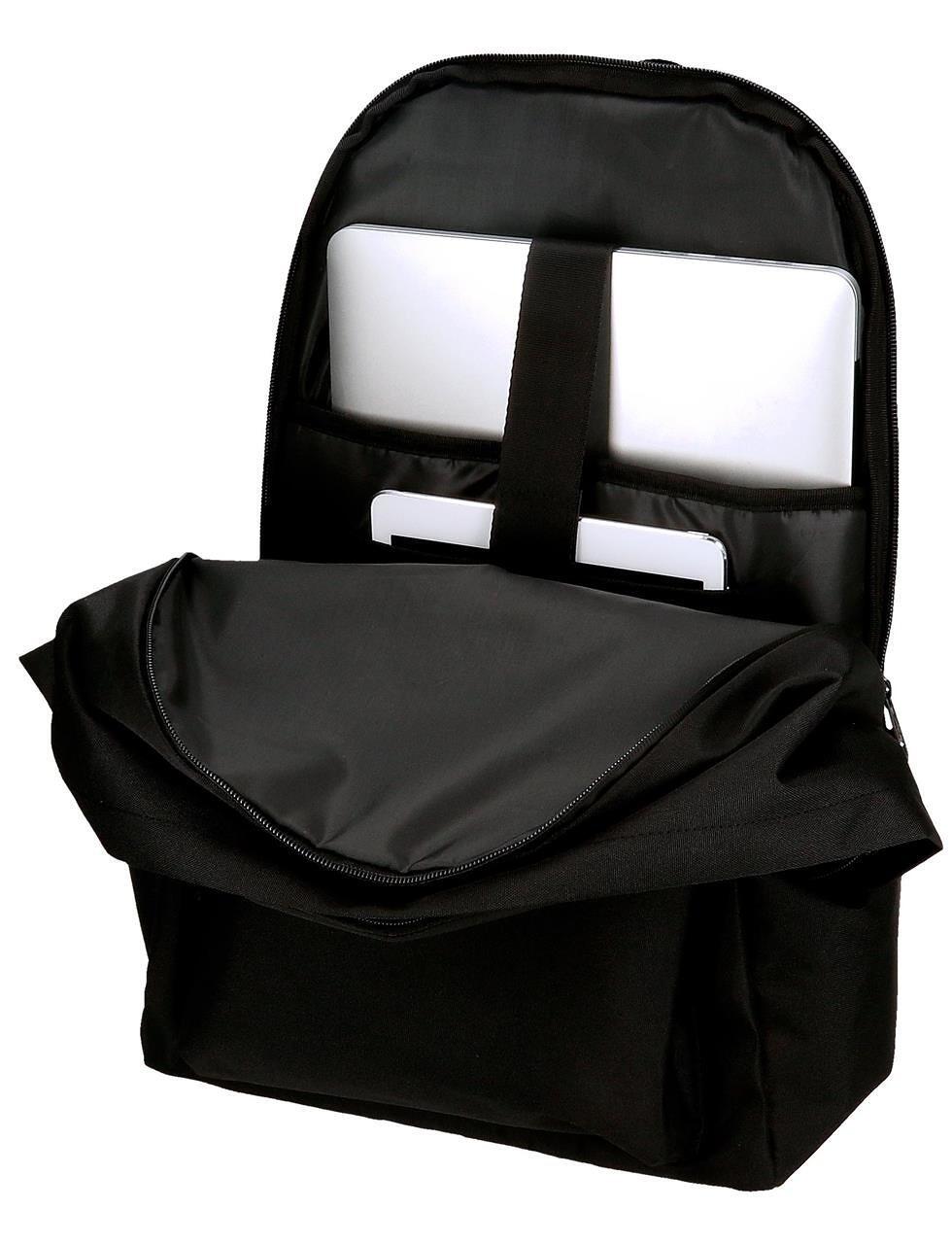 Sac à dos scolaire pour ordinateur adaptable Unisexe Reebok Boston 44cm Noir 2/5