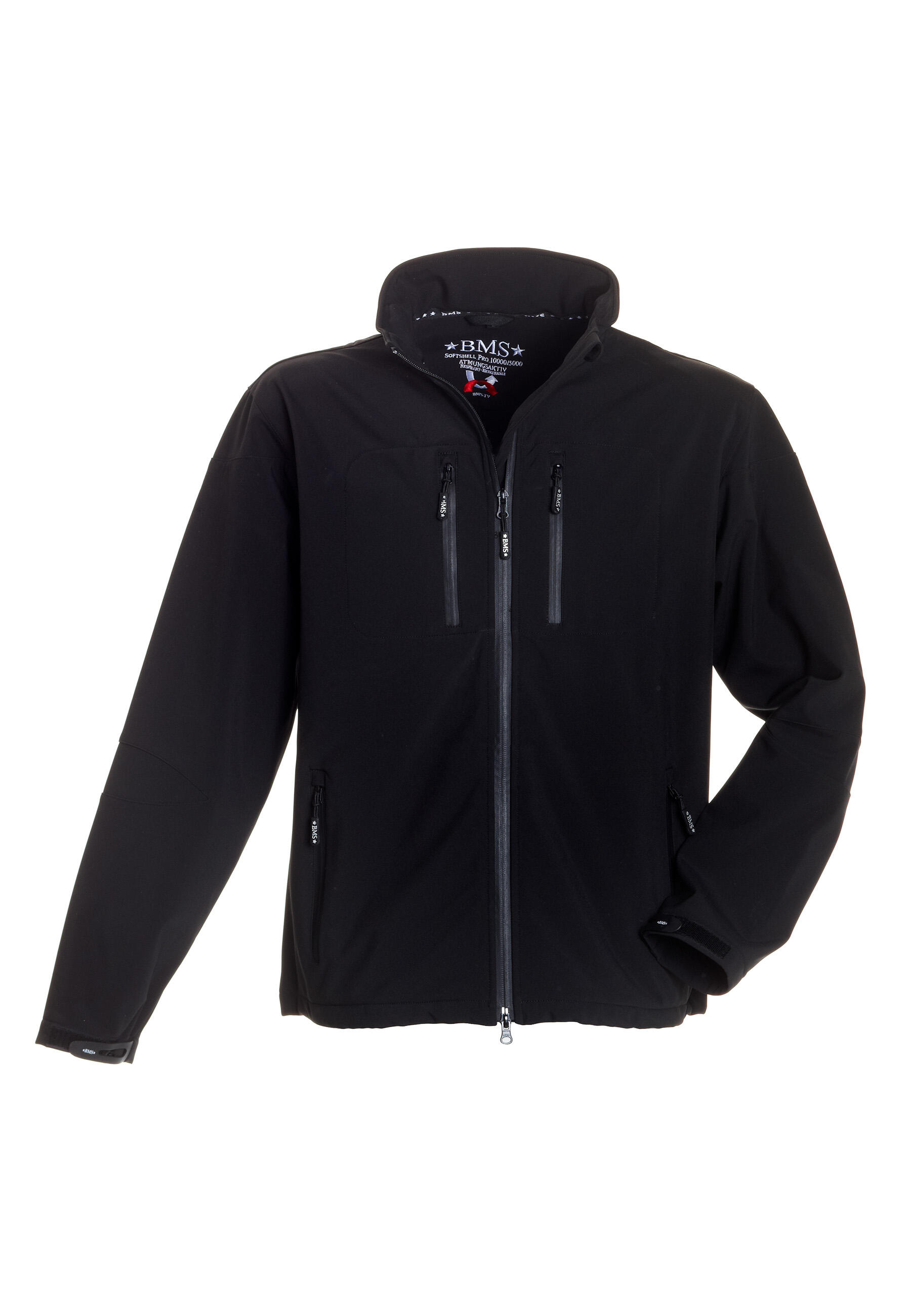 BMS BMS SoftShell Jacke Stealth - atmungsaktiv Unisex