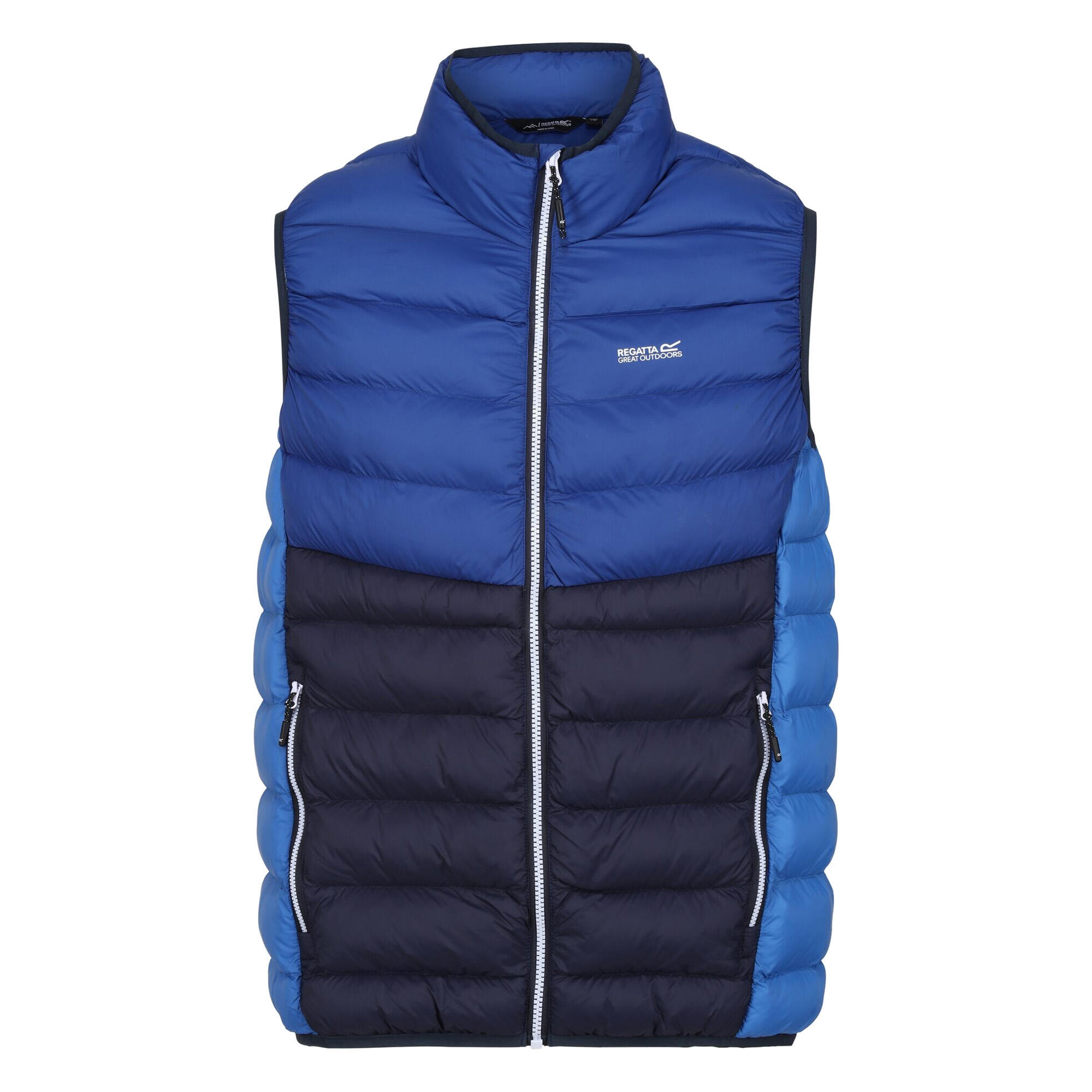 HARROCK Men's sleeveless jacket (Royal blue / Navy blue)