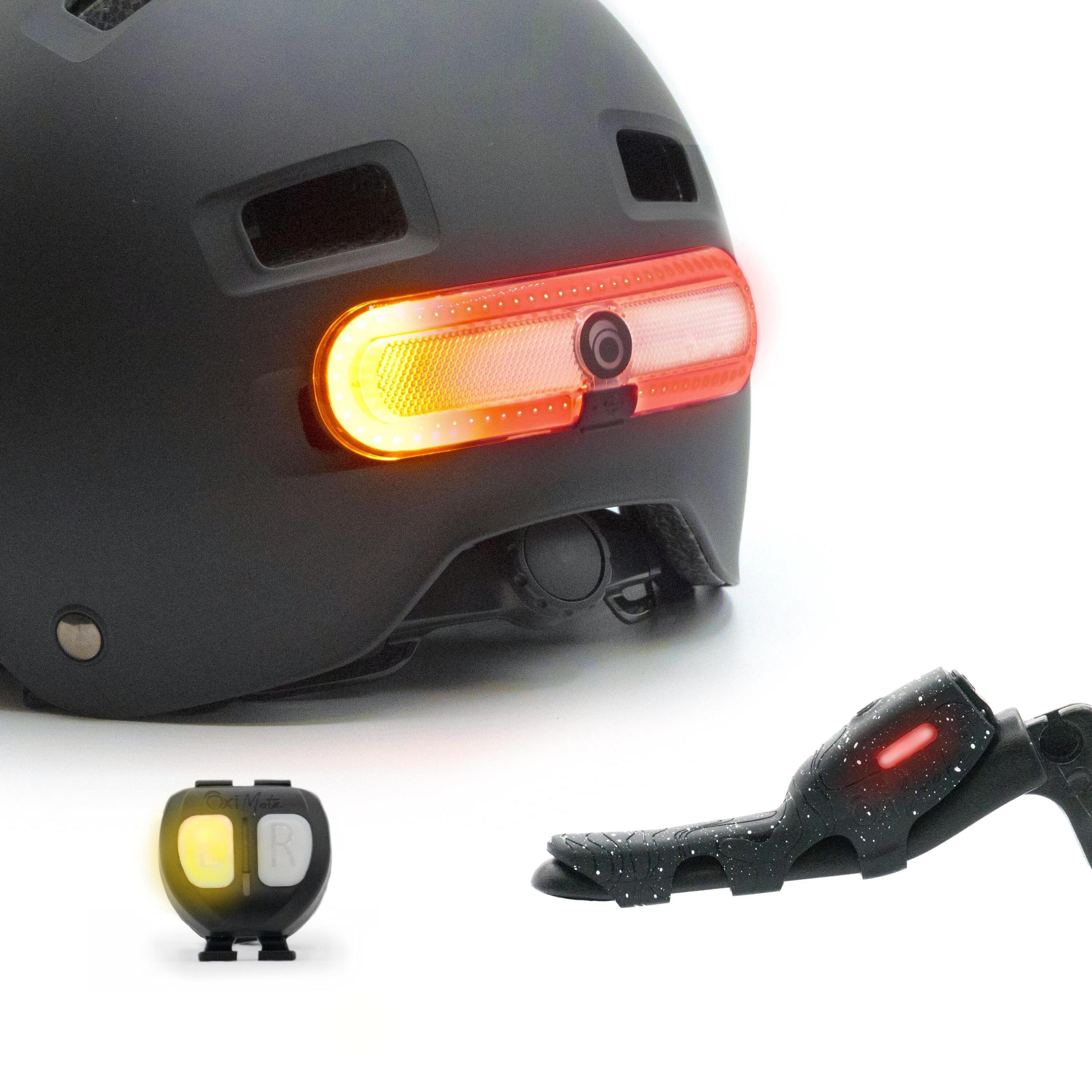 Overade TURN & OXIBRAKE: éclairage AR Vélo - clignotants D/G – fonction feu stop 1/8