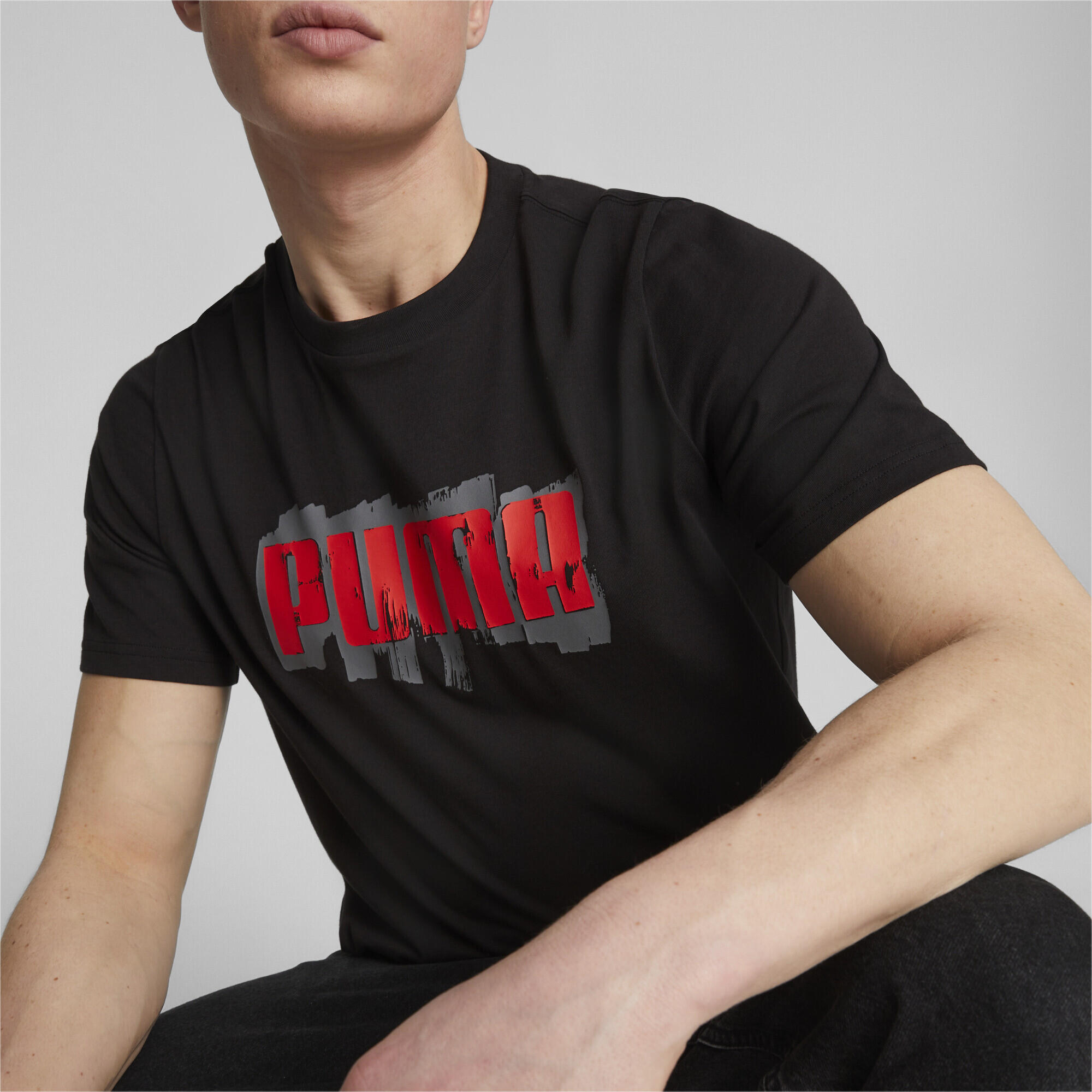 T-shirt uomo puma nero 6/7