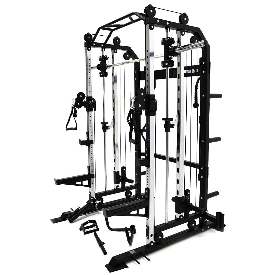 G3® All-In-One Trainer - Stazione Multifunzione Power Rack, Functional Trainer 3/5
