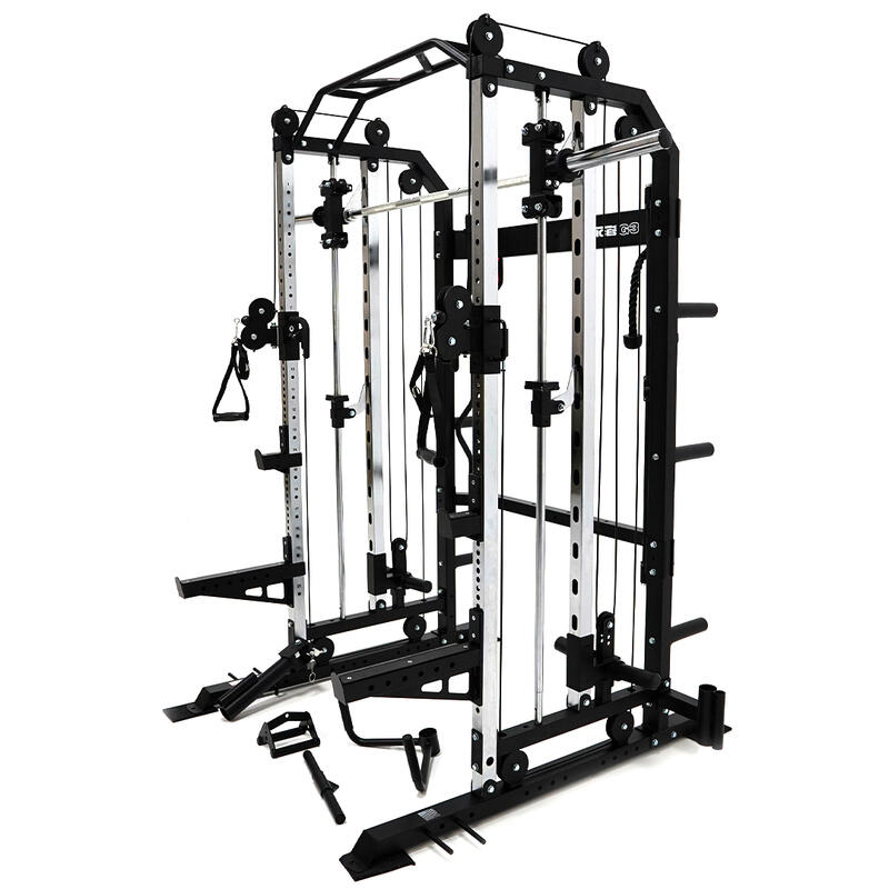 G3® All-In-One Trainer - Rack, Máquina Smith y Multifunción + Poleas Force USA